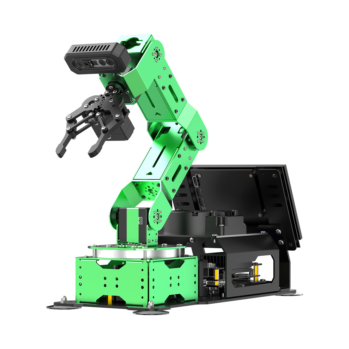 Hiwonder JetArm ROS1/ROS2 3D Vision Robot Arm, with Multimodal AI Model (ChatGPT), AI Voice Interaction and Vision Recognition, Tracking & Sorting Hiwonder JetArm ROS1/ROS2 3D Vision Robot Arm, with Multimodal AI Model (ChatGPT), AI Voice Interaction and Vision Recognition, Tracking & Sorting